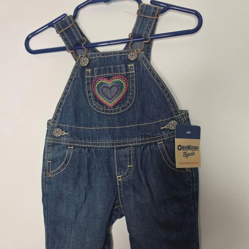 Oshkosh-b-gosh Navy and Blue Dungarees-overalls